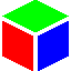 File:Cube NoEdges RGBfaces 64px.png